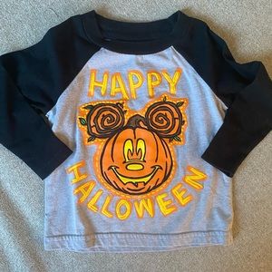 Mickey Mouse Pumpkin Halloween T-shirt 12 Months